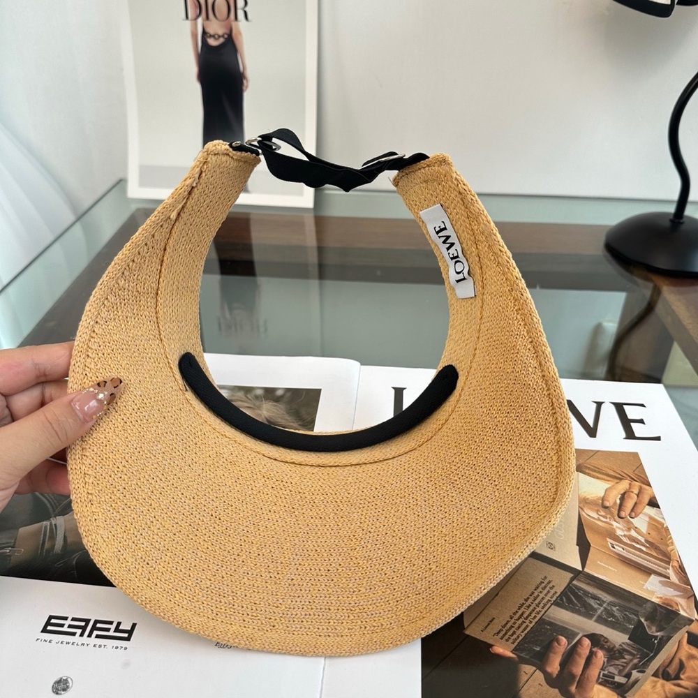 Loewe khaki-colored woven sun hat - Picture 4 of 9